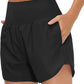 THE GYM PEOPLE Women’s High Waist Running Shorts