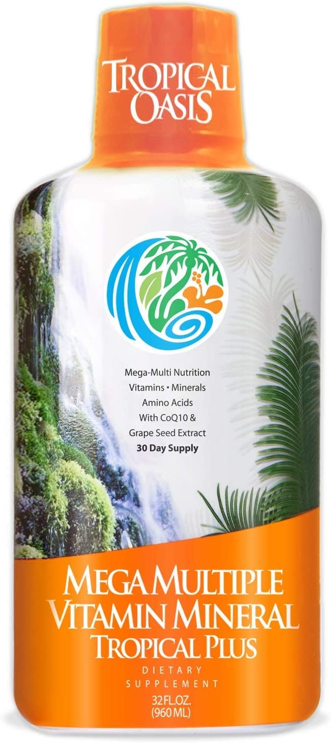 Tropical Oasis Mega Plus Liquid Multivitamin