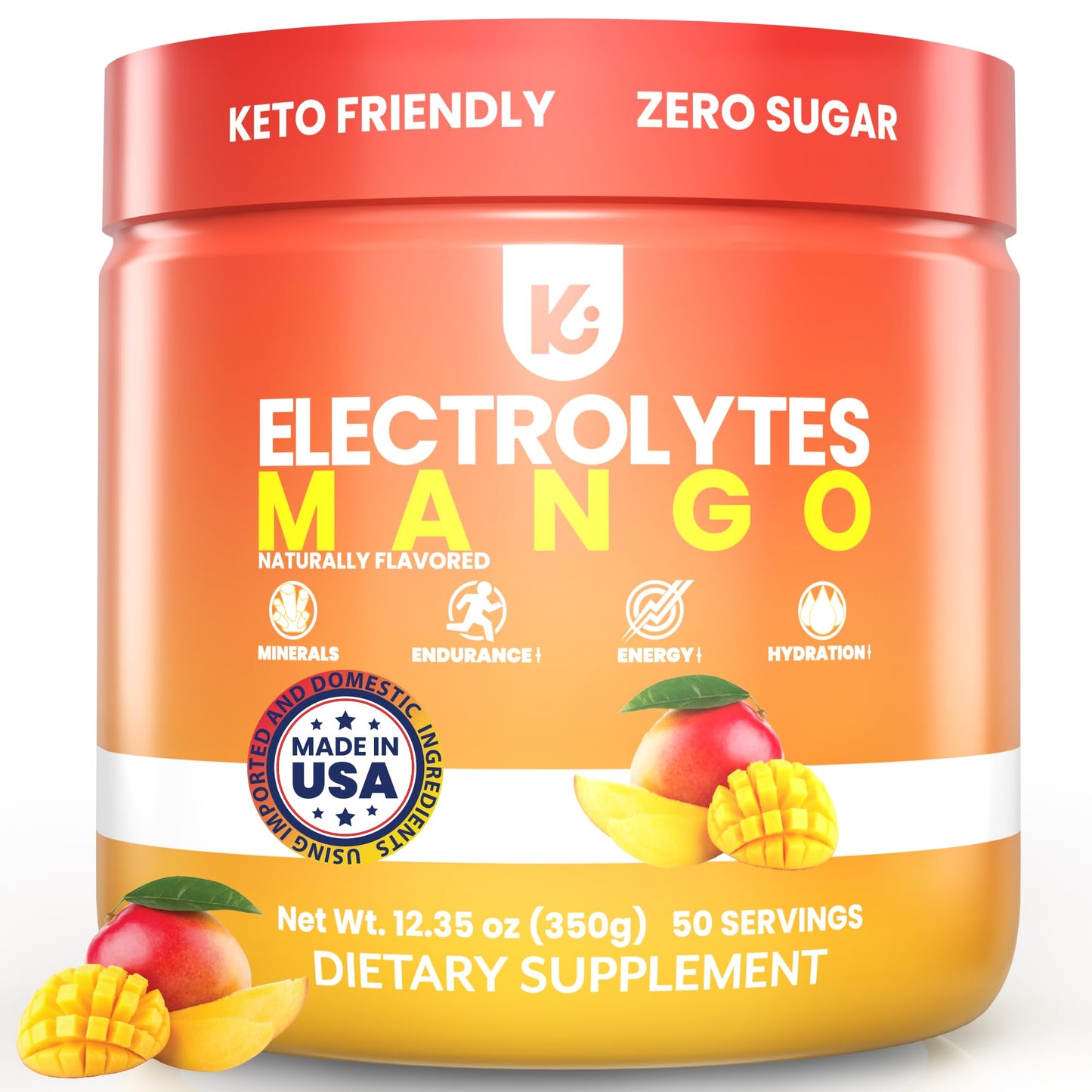 Keppi Keto Hydration Electrolytes - Peach Mango