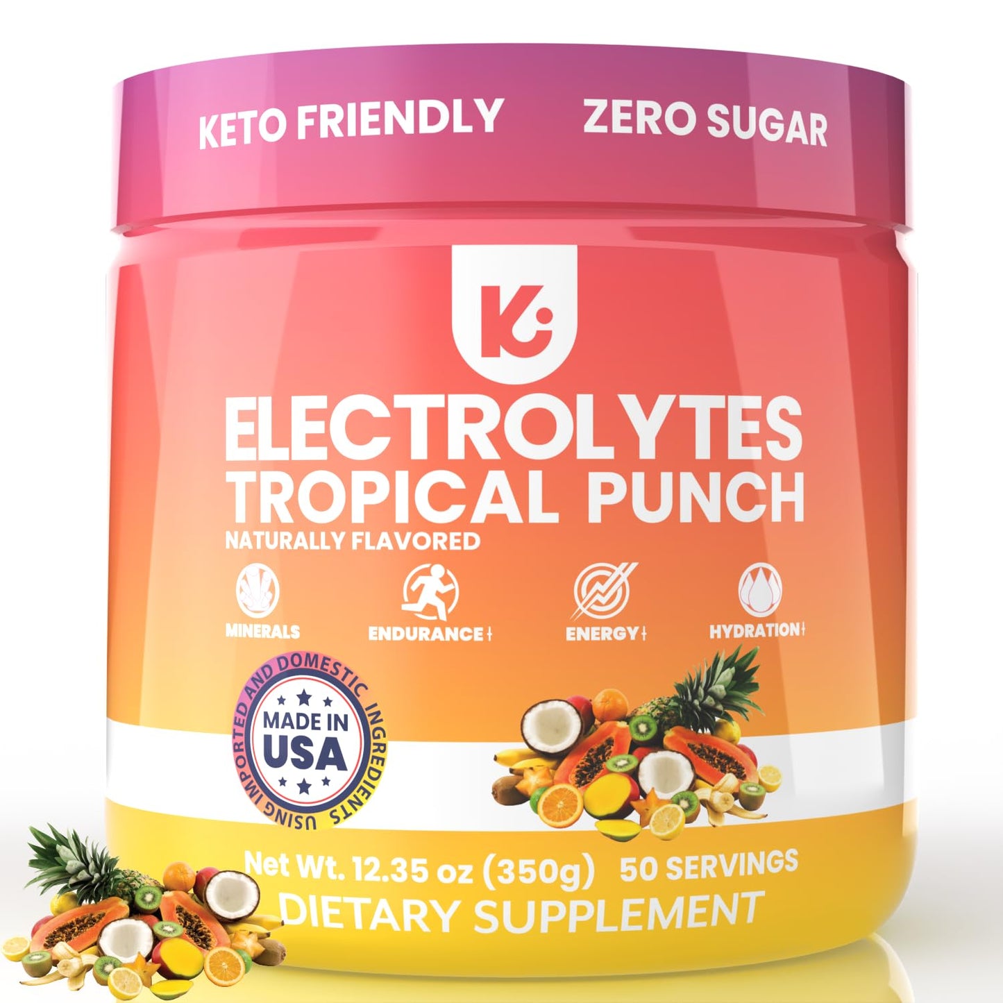 Keppi Keto Hydration Electrolytes - Peach Mango