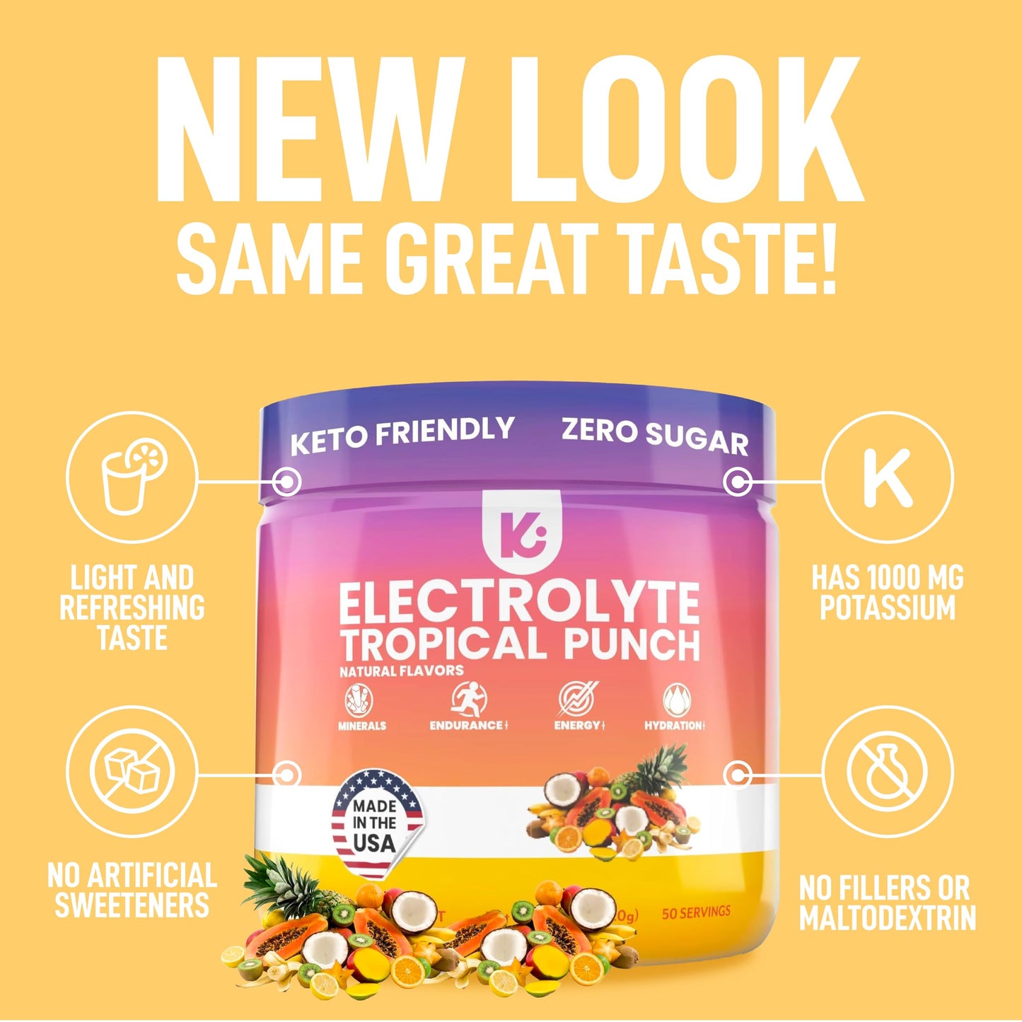 Keppi Keto Hydration Electrolytes - Peach Mango