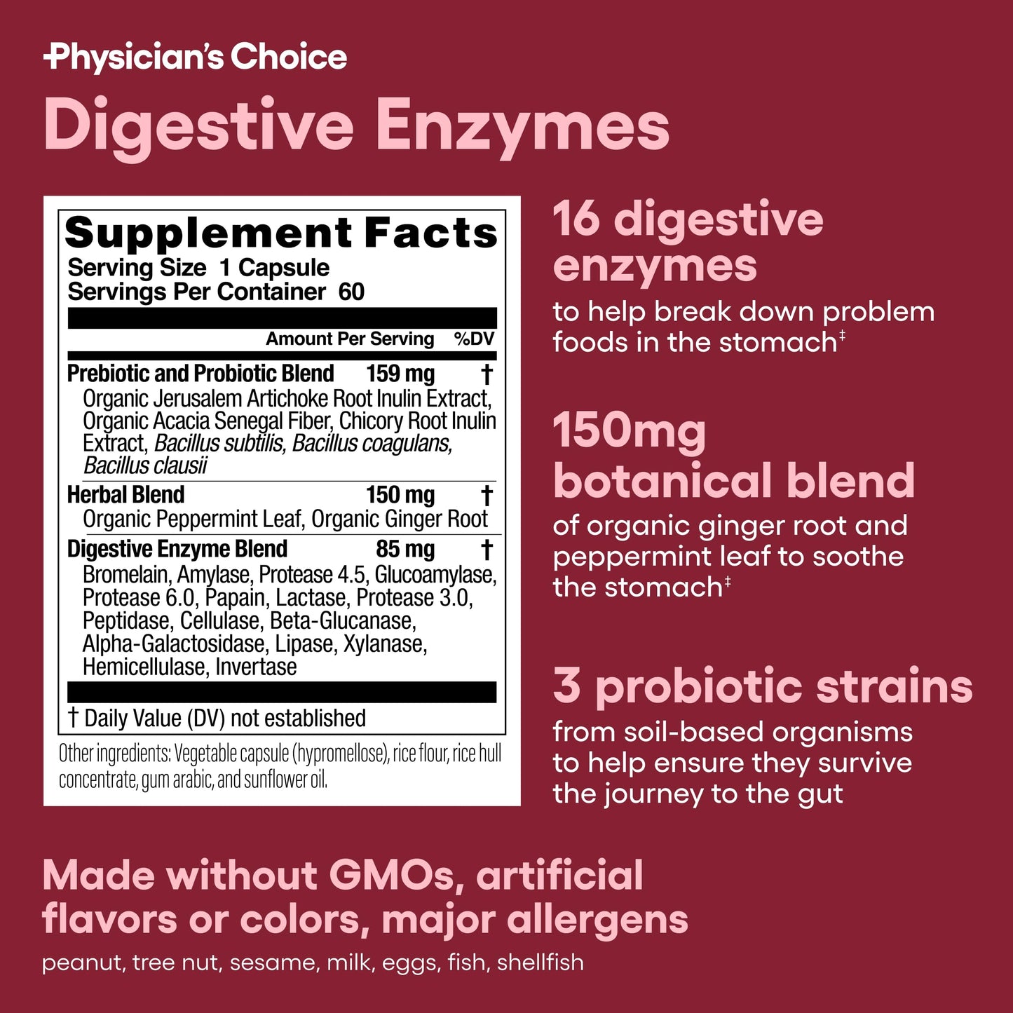 Physician's CHOICE Digestive Enzymes