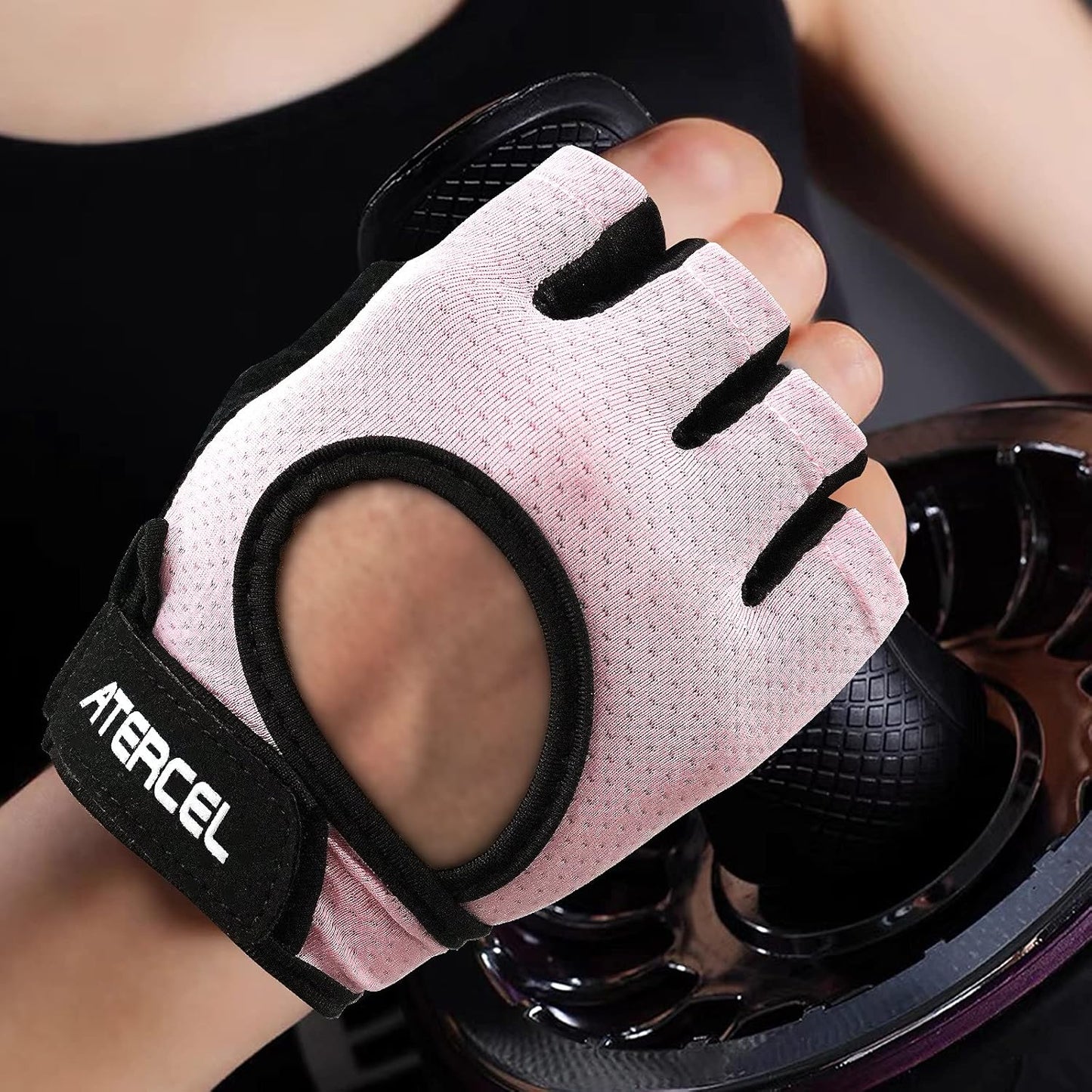 ATERCEL Weight Lifting Gloves Full Palm Protection