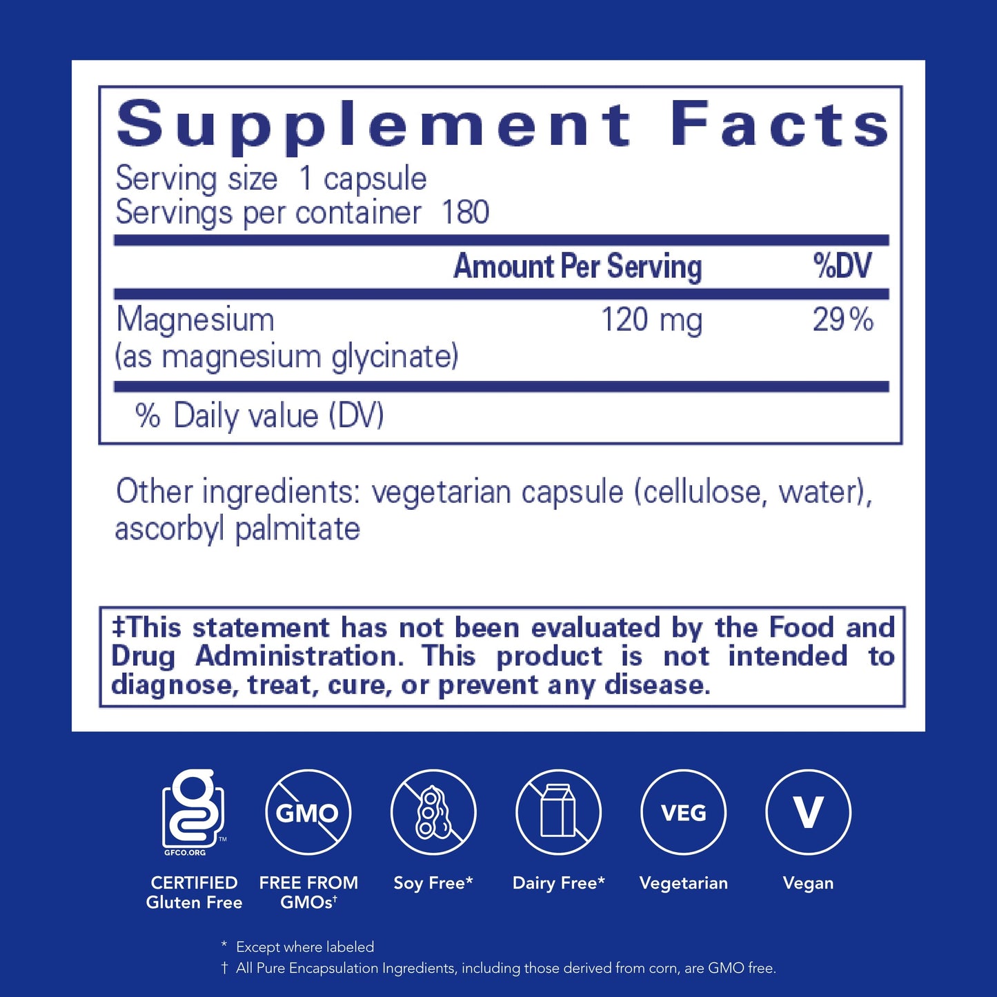 Pure Encapsulations Magnesium (Glycinate)