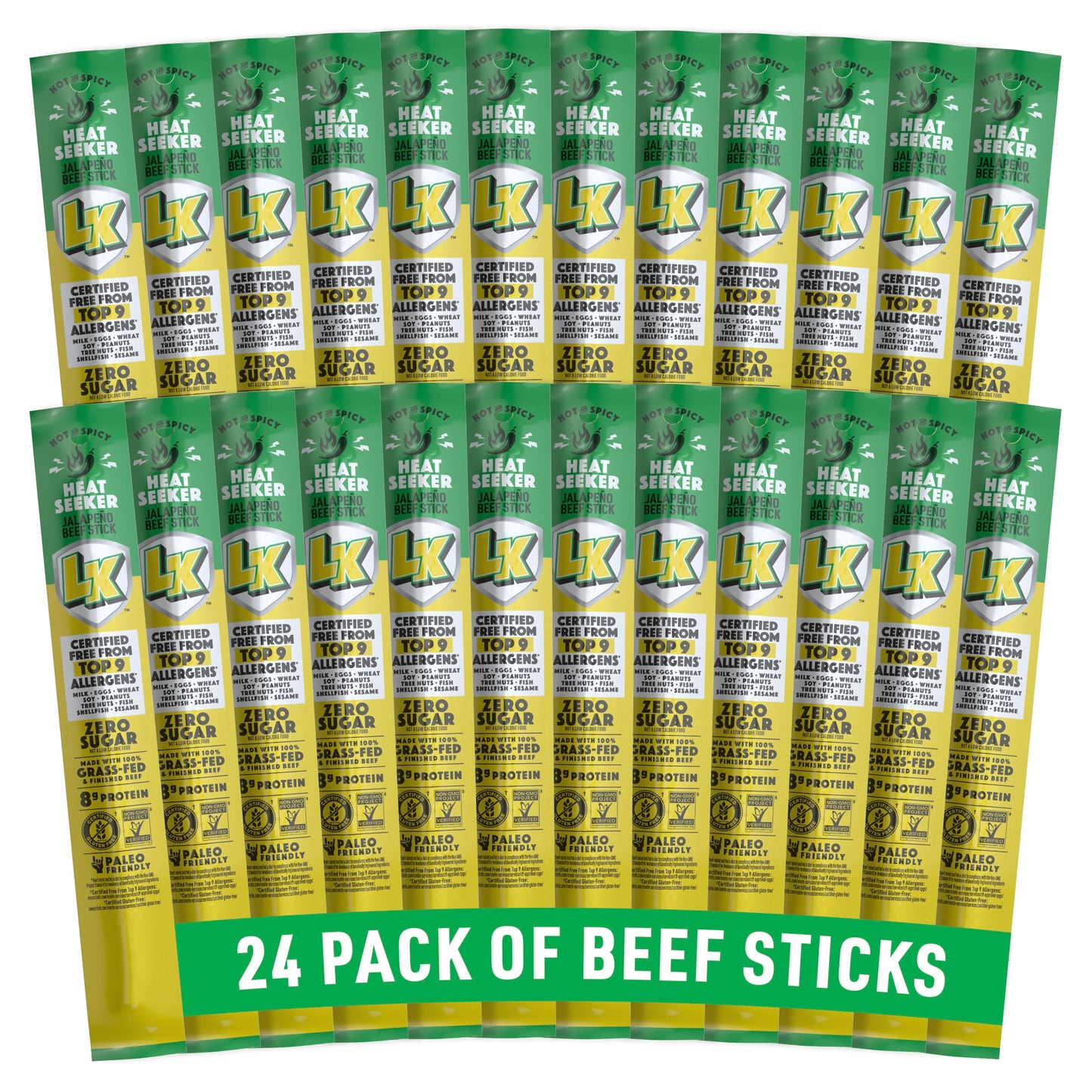 Lorissa's Kitchen Grass-Fed Beef Jerky Snack Sticks